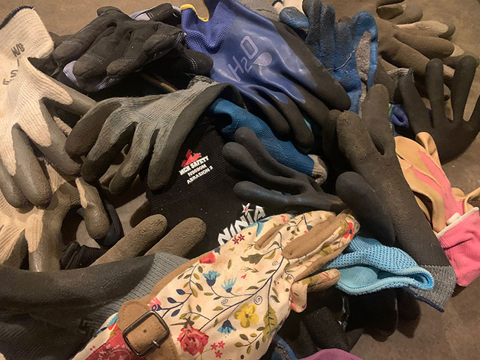 Jo's selection of gloves