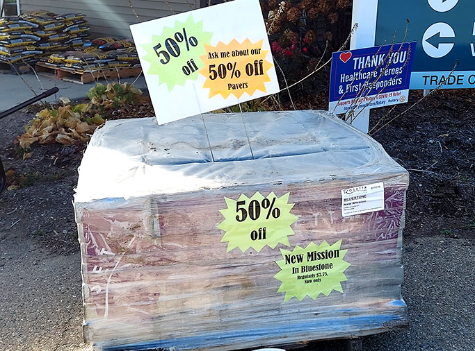 Sale brick pavers