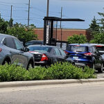 Starbucks Line on a Sunday Afternoon