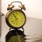 Clock on a Table