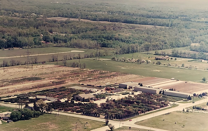 Overhead view of Christensen's