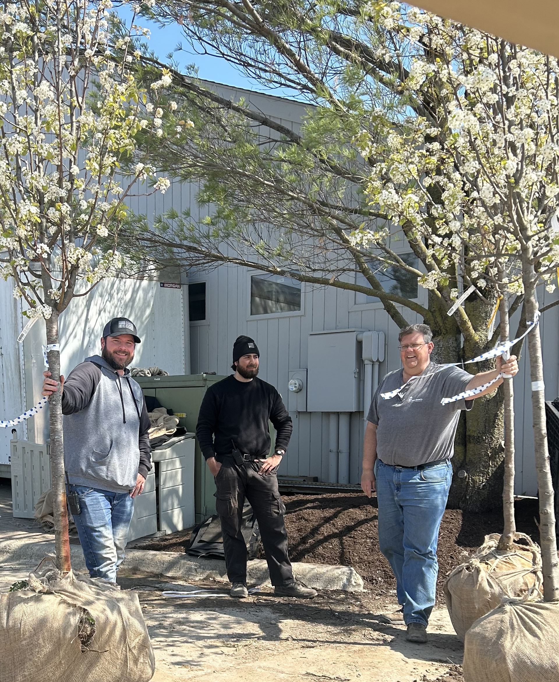 Luke Joerin with Co-workers